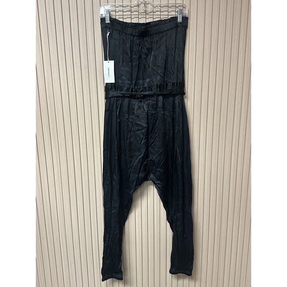 FRAME Harem Jumpsuit in Noir Black Women’s Size M - Picture 2 of 11